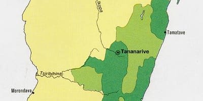 Madagascar wiani idadi ya watu ramani